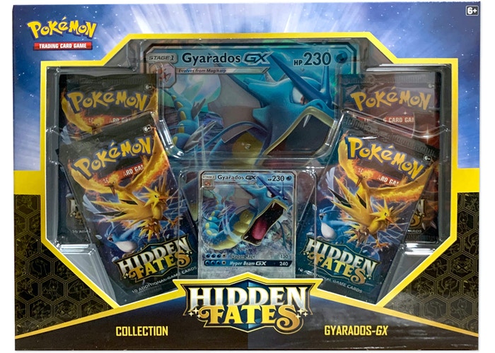 Pokmon Sun & Moon Hidden Fates Assorted Gx Box- Gyarados Pokmon Sun & Moon Hidden Fates Assorted Gx Box- Gyarados