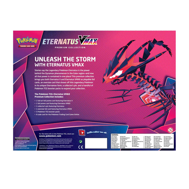 eternatus pokemon cards Pokémon TCG: Eternatus VMAX Premium Collection