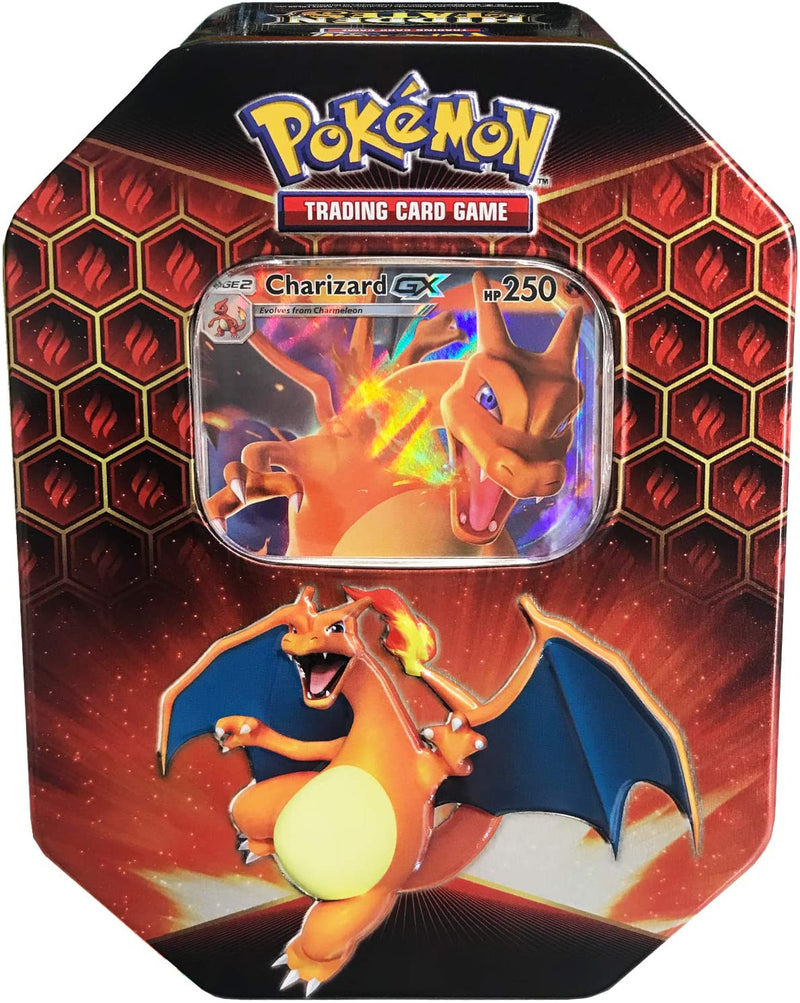 pokemon sun and moon hidden fates booster box Pokemon TCG Sun and Moon Hidden Fates GX Tin- Charizard GX