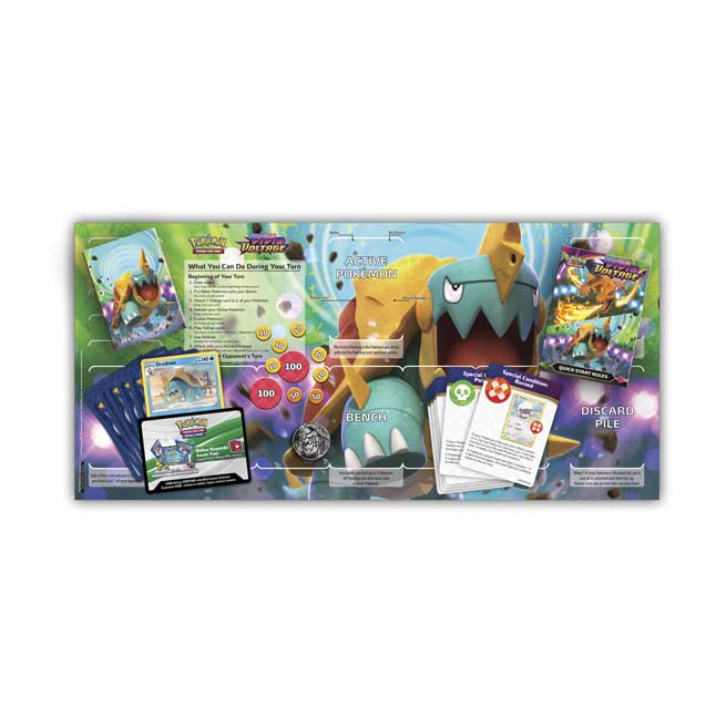 Pokémon TCG: Sword & Shield-Vivid Voltage Charizard Theme Deck Display Box (8 Theme Decks)