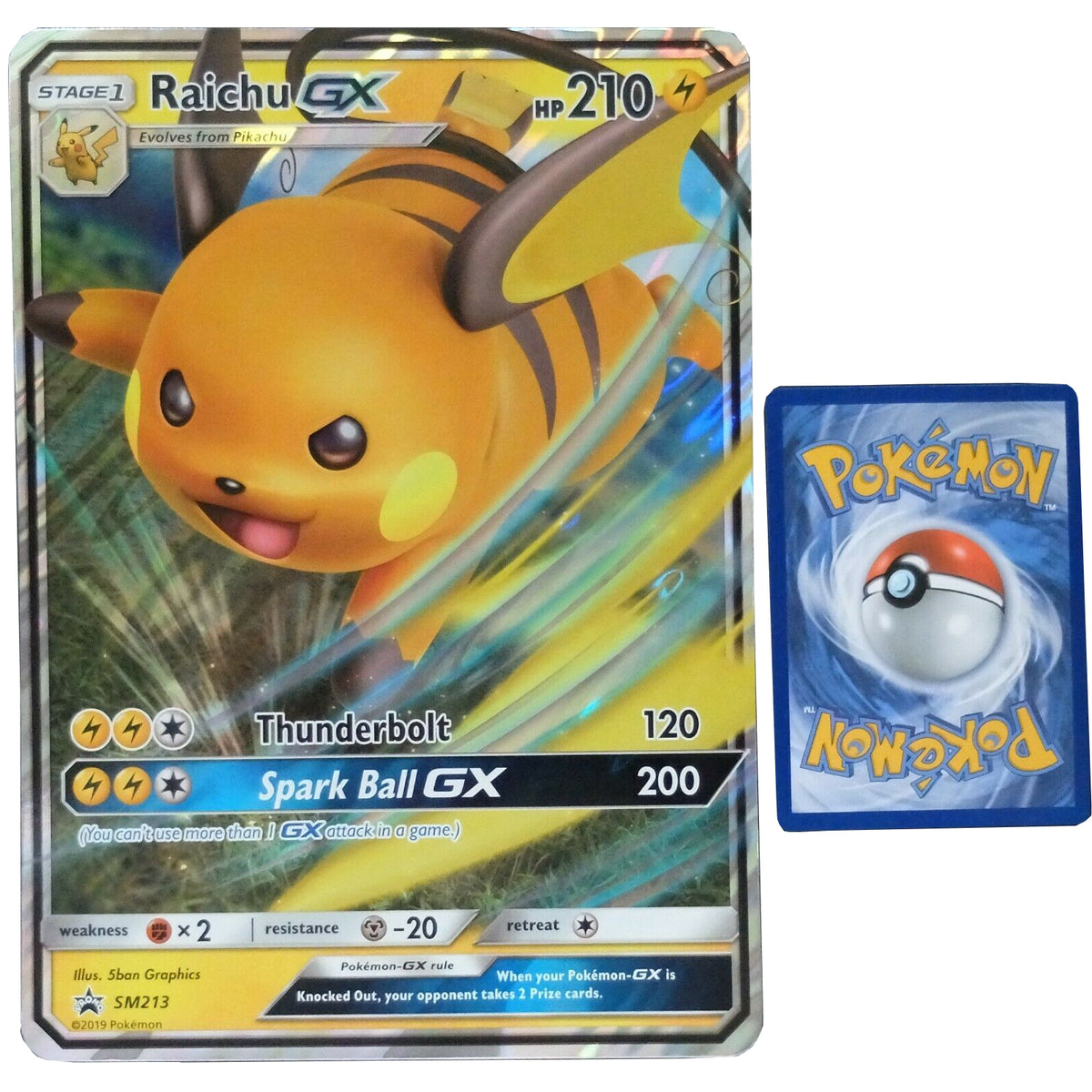 raichu gx pokemon card Pokémon Sun & Moon Hidden Fates Assorted Gx Box- Raichu