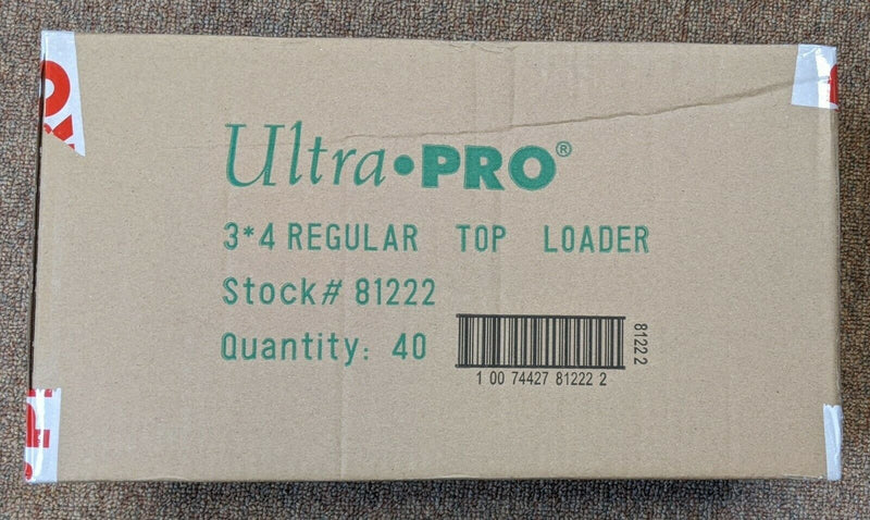 Ultra Pro 3 X 4 Clear Regular Toploader Case